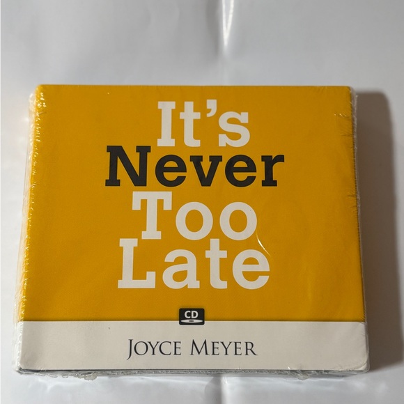 Joyce Meyer ‘It's Never Too Late’  4 CD Set - New, Sealed - Picture 1 of 3